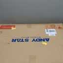 ANDY STAR Oval Bathroom Mirror, 24x36 Inch Scalloped Wall Mirror, Modern Brushed Gold Wavy Mirror, Anti-Rust Brass Metal Mirror for Bathroom Hang Vertical or Horizontal