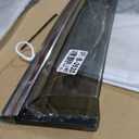 VESUL Compatible with 2025 2026 Chevy Equinox (NOT for EV) Window Deflectors OEM-Style Rain Guards 4-Piece Set No-Drills Installation Smoke Tinted Windshield Vent Visors 304 Stainless Steel Trim