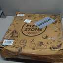 Round Pizza Stone for Oven 16 inch - Large Pizza Stone for Grill with Handles, Metal Pizza Peel & Steel Dough Cutter Tool - Baking Stone for Bread - Oven Stones - Pizza Making Set