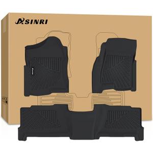 Floor Mats for 1999-2007 Chevy Silverado/GMC Sierra 1500/2500 HD Crew Cab3500HD 2001-2007(2007 Fit Classic Body Only),Suburban/Yukon XL/Escalade ESV (2nd Row Bench Seat Only) 2000-2006