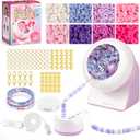 Tilhumt Bead Spinner, 2112Pcs Beading Set for Making 18 Friendship Bracelets, Bracelet Making Kit with 12 Colors Polymer Clay Beads, Crafts for Birthday Gift Choice, Patent Design