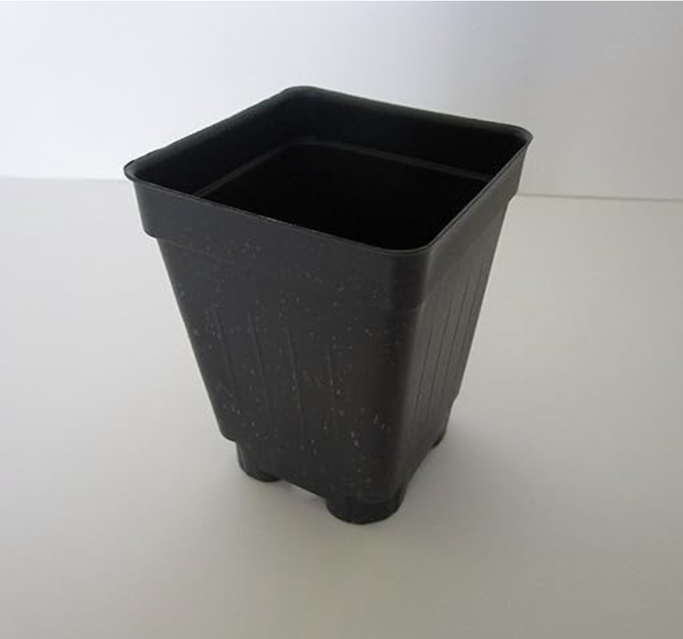 Square Mini Succulent Pots Holes Thickened Flowerpot for Bonsai Plant Pots Bulk Plastic Succulent Basin 4 Packs