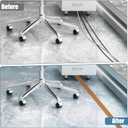 Floor Cord Covers for Wires 10FT Cable Hider Wire Cover Self Adhesive Cord Hider Floor for Offices, Homes, Workshops, Warehouses Cable Cavity 0.39" W x 0.27" H