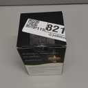 TECHLONG Flickering Flameless Candles with 3D Moving Flame, Last 1000+ Hours Battery Operated Candles with Timer, Ivory Real Wax Pillar Electric LED Candle for Wedding Christmas Party/3" x 5"