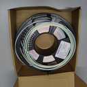 iBOSS Rainbow 3D PLA PRO Filament 1.75mm +/- 0.02 mm, 1KG Macaron Rainbow Silk PLA+ 3D Printer Filament Color Changing Multicolor Filament 3D FDM Printers, Durable and Resistant PLA Plus