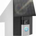 4W Solar Charger Compatible with Ring Battery Doorbell (USB-C Port) Waterproof Continuously Ring doorbell Solar Panel-Black 1 Pack