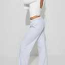 Hafailia Backless Long Sleeve Tops for Women - Casual Y2K Crop Shirts Square Neck Slim Fit Cut Out Workout Tees 2024 White S (White, S)