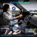 CarEase Wireless CarPlay Adapter for Apple iPhone, Converts Factory Wired CarPlay to Wireless CarPlay 2024 Upgrade Plug & Play Auto Connect Fast Easy Use for Cars from 2017 & iPhone iOS Black