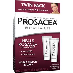 Prosacea - Medicated Rosacea Treatment for Face - Heals Rosacea Symptoms of Redness, Pimples and Irritation - Fragrance Free - Twin Pack - Two 0.75oz Tubes (1.5oz Total)