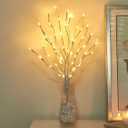 Vanthylit 3PK 30'' Lighted Birch Twig Branches with 60 LED Warm White Bulbs Waterproof Adapter in for Outdoor and Indoor Decor