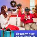 TECKNET VR Headset for Phone with Bluetooth Controller, 4.7-7.2" VR Headsets with HD 110°FOV Anti-Blue Light Lenses & Adjustable Gears, 3D VR Headset for Kids Compatible iPhone Samsung Android, Black