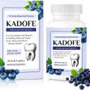 Oral Probiotics for Teeth and Gums & Fresh Breath - Gum Restore & Bad Breath Treatment for Adults |3.5 Billion Advanced Oral Probiotics for Bad Breath, Chewable 30 Tablets (Blueberry-1pcs)