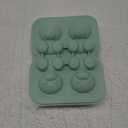 Cute Teddy Bear MakingMold, Suitable For Refrigerator With Container, Cute Bear Tray(Dark Green-4 Girds,1PC)