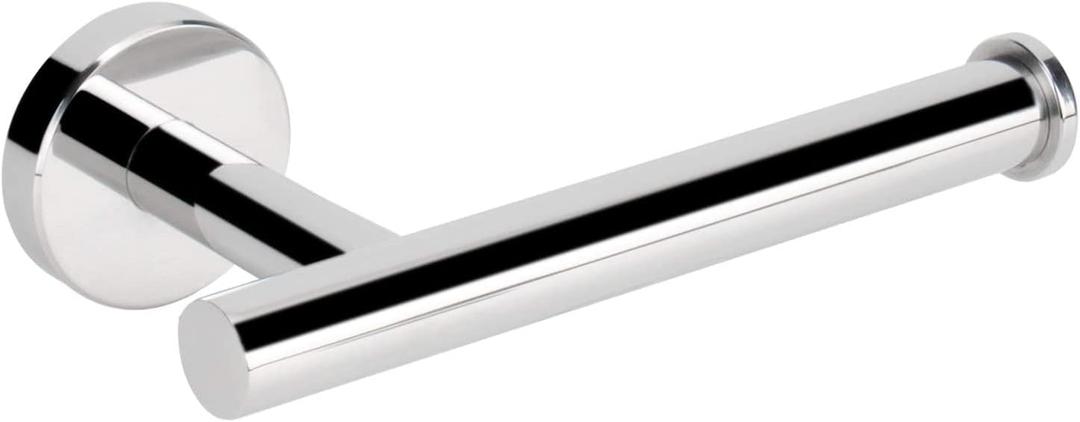 NearMoon Bathroom Toilet Paper Holder, Premium SUS304 Stainless Steel Rustproof Wall Mounted Toilet Roll Holder for Bathroom, Kitchen, Washroom (1 Pack, Chrome Finish)