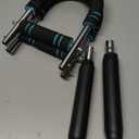 Twister Arm Exerciser 40-100lb,3-Position Adjustable Arm Trainer - Portable Power Twister Bar for Chest & Upper Body Workout, Detachable Home Gym Equipment for Men Women, Blue