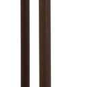 mDesign Hidden Plunger and Brush Set for Toilet Bowl - Combo with Holder Caddy - Modern Toilet Brush and Plunger Set - Aura Collection - Dark Brown (Pack of 1)