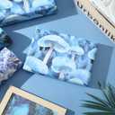 2 x Vnaaem Mushroom Wrapping Paper for Women Girls Mushroom Patterns for Winter Christmas Birthday Holiday - 20 X 28 Inches 8 Folded Sheet