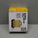 KATA Bi-Metal Hole Saw Kit, 18 Piece M42 Steel Hole Saw Set with 3/4"-2-1/2"(19-64mm) Saw Blades, Hole Saws Drill Bits Hole Cutter Kits with Storage Case, Holesaw Cutting for Thin Metal, Hard Wood