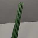 Garden Stakes 57 Inch, Approx 5ft Steel Plant Stakes 25 Pack for Gardening and Farm, 57" Plastic Coated Plant Support for Tomato, Cucumber, Bean, Flower, Potted More Climbing Plants