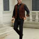 Lion Nardo Flannel Shirt for Men Long Sleeve Mens Dress Shirts Cotton Casual Button Down Shirt Big Work Shacket Jackets (Black)