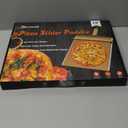 Sliding Pizza Peel, Pizza Slider Paddle with Pizza Cutter Rocker, Non-Stick Pizza Peel Slider with Handle Detachable Transfers pizza shovel, 12" Stainless Steel Sliding Pizza Peels with Baking cloth