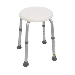 Round Shower Stool, Adjustable Height Chair Bathing Aid for Bathing Elderly Disabled and Limited Mobility Bathing,Household Goods