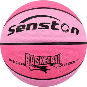 Senston Basketball Size 5 for Training, Beginner Basketball 27.5" for Indoor and Outdoor Use