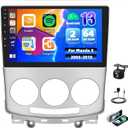2G+64G Android 13 Car Stereo Radio for Mazda 5 2005-2010,Wireless CarPlay&Android Auto GPS Navigation, 9 HD Touchscreen Bluetooth with Mirror Link 28UI WiFi/FM/RDS/SWC+Backup Camera&Mic