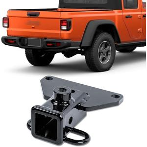 Stehlen 642167836247 Compatible with 2020-2026 Jeep Gladiator Class 3 Trailer Tow Hitch Receiver 2"