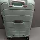 Samsonite Freeform Hardside Carry-On Luggage with Spinner Wheels - Hardshell Suitcase - TSA, Airline-Approved - Expandable Hard Shell, Smooth Rolling Wheels for Lightweight Travel - Mint Green