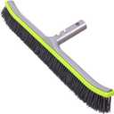 Pool Brush Head for Cleaning Plaster and Gunite Concrete Surfaces,Heavy Duty Inground Swimming Pools Stiff Bristles Scrub Brushes