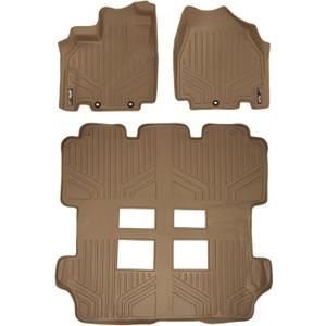 MAXLINER Floor Mats 3 Row Liner Set for 2011-2017 Honda Odyssey