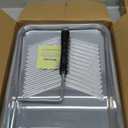 Bates- Paint Tray Set, 9 Inch, 12 pcs, 1x 9 Inch Paint Roller Tray, 10x Disposable Tray Liners & 1x Roller Frame