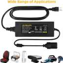 180W AC to DC Converter, 110V to 12V 15A Car Cigarette Lighter Socket AC/DC Adaptor Power Supply for Car Refrigerator, Tire Inflator, Vacuum Cleaner and Other Devices 7.2FT
