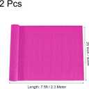MECCANIXITY Crepe Paper Rolls 7.5ft Long 20 Inch Wide for Various Large Hanging Party Backdrop DIY Decorations, DIY Supplies, Purple Pack of 2