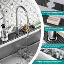 Stone Faucet Mat for Kitchen Sink - Quick Dry Diatomite Sink Splash Guard, Prevents Moisture Buildup & Water Stains, Water Absorbing Stone Tray for Bathroom Countertop (Dark Gray, 30" x 4")