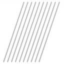 4mm x 300mm 304 Stainless Steel Round Rod, Metal Solid Shaft Rods Lathe Bar Stock for DIY Crafts Model Car Helicopter Airplane 10pcs