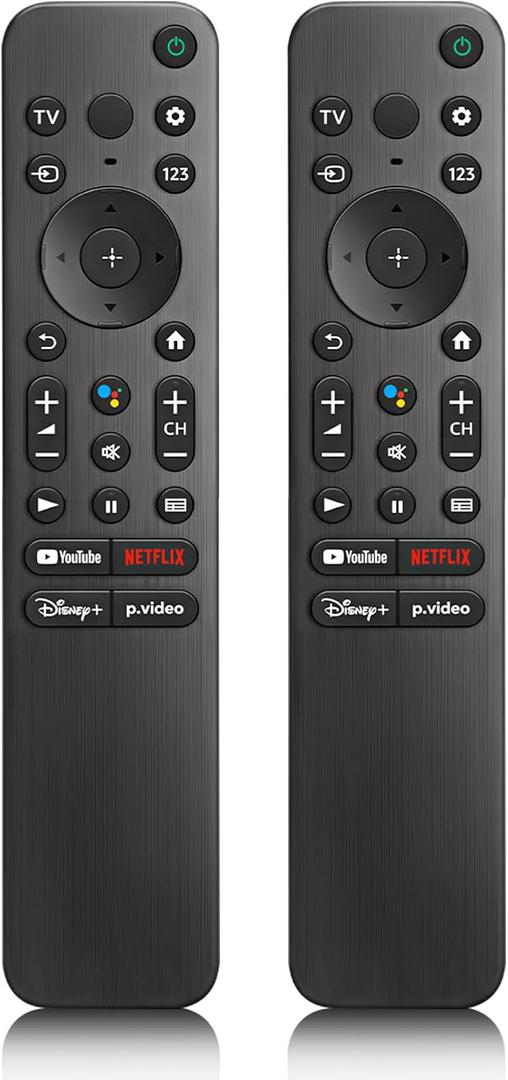 Pack of 2 Universal for All Sony-TV-Remote, Replacement Remote Control Compatible with All Sony Bravia Smart TV, LED OLED Series TVs- No Programming