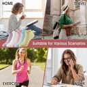 Glamorstar Womens Ankle Socks 5 Packs Pastal Cute Low Cut Socks (One Size)