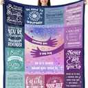 Lviliss Get Well Gifts for Women, Inspirational Gifts Blanket 60"x50", Hug/Healing Blanket for Women, After Surgery Gifts, Sympathy Gift for Friend Sister, Feel Better Gift, Soft Comfort Throw Blanket