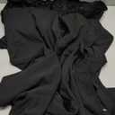 CHICME Womens Dressy Jumpsuits Casual One Piece Outfits Off Shoulder Lace Trim Overalls Straight Leg Pants (Small, Black)