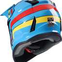 GLX GX623 Youth ATV/Dirt Bike Helmet Combo - Retro Blue, Large - DOT