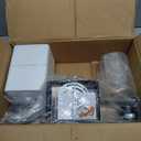 Espird Bathroom Vanity Light,2 Light Matte Black Light Fixture with Thickened Clear Glass Shade, 21 inch Modern Wall Sconce, Bathrooms Vanity Light Over Mirror for Bathroom