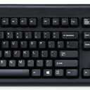 Perixx Periboard-106, Wired Performance Full Size Keyboard, Curve Ergonomic Keys, Black, US English Layout (11204)
