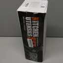 AOTHOD Silicone Cooking Utensils Set - 446F Heat Resistant Kitchen Utensils,Turner Tongs,Spatula,Spoon,Brush,Whisk,Kitchen Utensil Gadgets Tools Set for Nonstick Cookware,Dishwasher Safe (BPA Free) (Khaki)