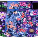 Female Dog Diapers - Premium Reusable Diapers for Doggie in Heat - Highly Absorbent for Pet Incontinence with Adjustable Snaps Rose Flower, Size Small