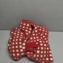 Tankaneo Womens Fleece Sherpa Jacket Fuzzy Checkered Button Down Stand Collar Jacket Winter Warm Outerwear, Medium