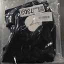 Anrabess Long Sleeve V Neck Black Shirt, Size: XS