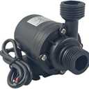ZAOJIAO DC 12V Brushless Water Pump 1/2'' Male Thread Centrifugal Submersible Pump 800L/H 210GPH 4M/13ft for Fountain Solar Panel Pond Aquarium Water Circulation System