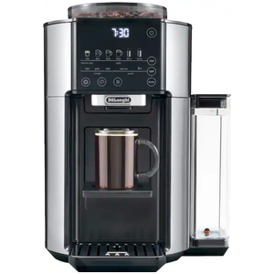 De'Longhi - TrueBrew Automatic Single Serve, 8 oz to 24 oz Coffee Maker with Bean Extract Technology - Stainless Steel